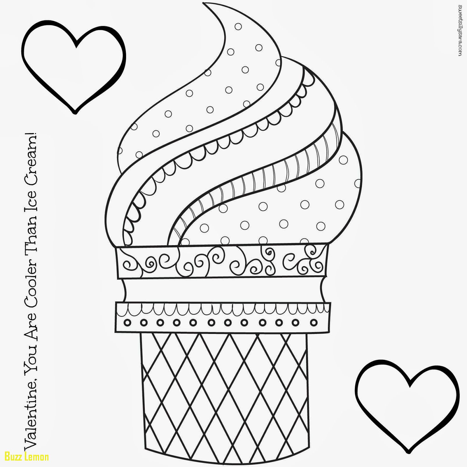 1600x1600 Lovely Coloring Page Ice Cream Cone Buzz Coloring