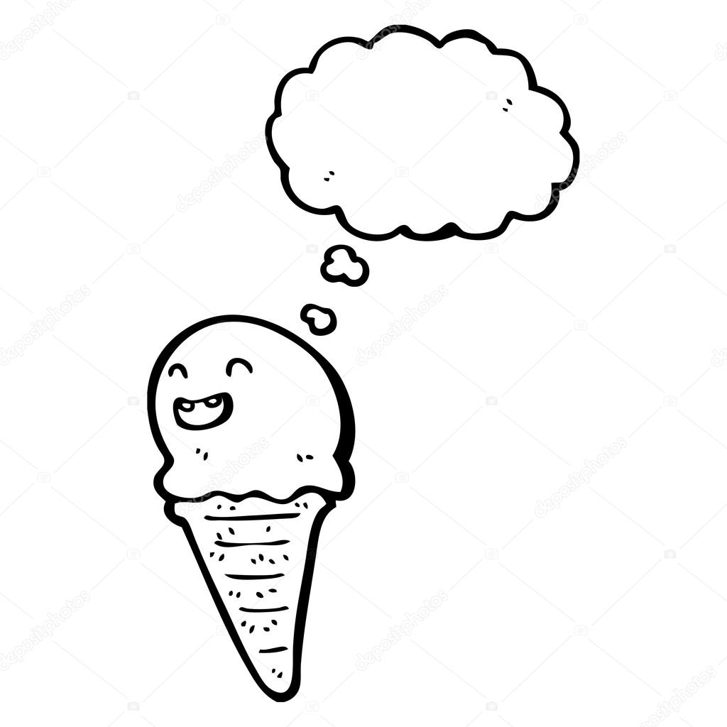 1024x1024 Ice Cream Cone Stock Vector Lineartestpilot