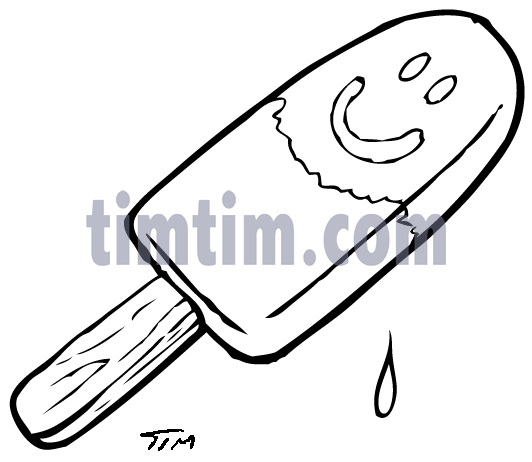 532x462 Drawn Ice Cream Face