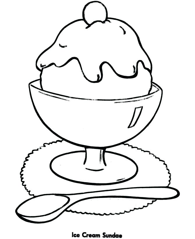 670x820 Easy Coloring Pages For Coloring Pages For Girls Ice Cream Easy