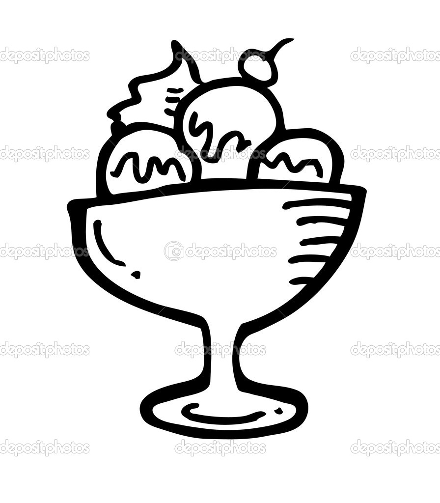 896x1024 Best Photos Of Ice Cream Cup Drawing