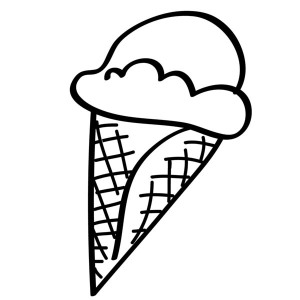 300x300 Kids Ice Cream Drawing