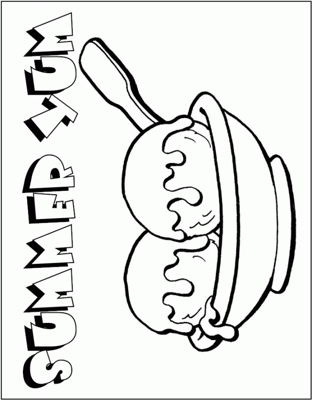 640x820 Printable Ice Cream Coloring Pages