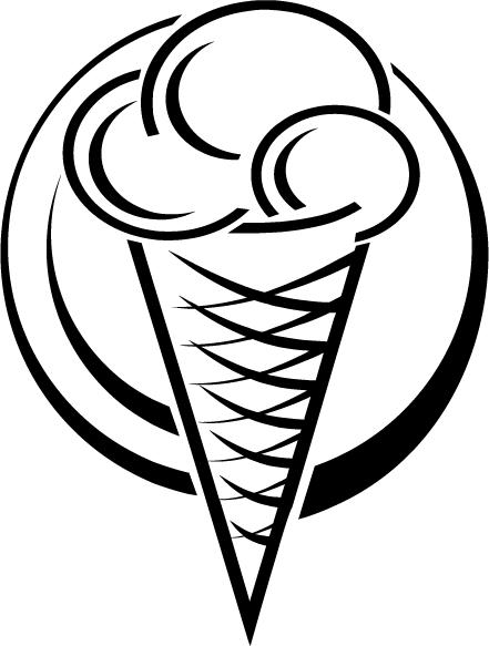 441x583 Coloring Page Of Cone Ice Cream For Kids