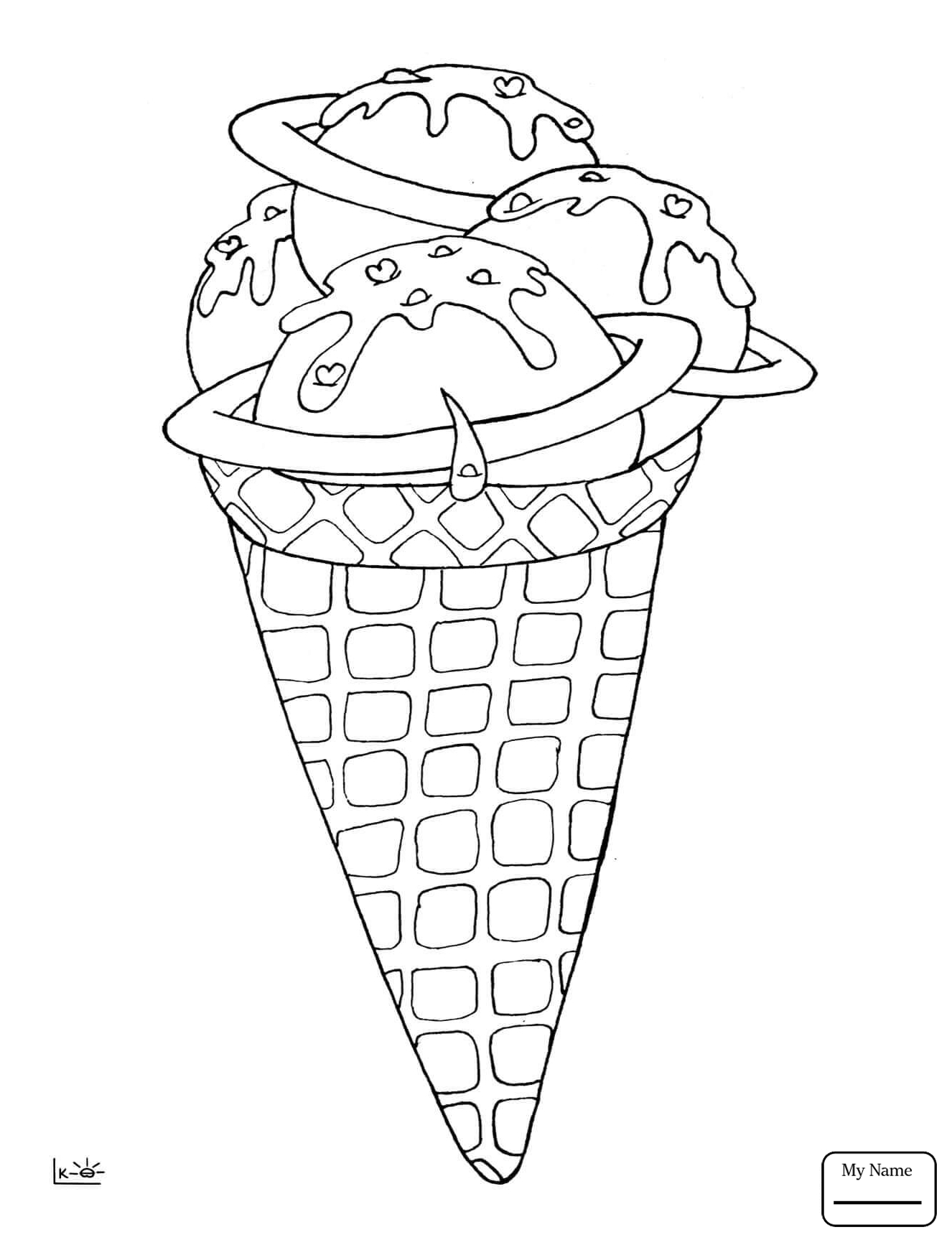 Ice Cream Drawing For Kids at GetDrawings | Free download