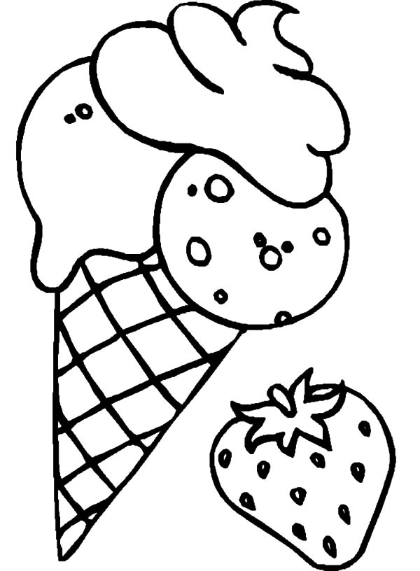 600x816 How To Draw Ice Cream Cone Coloring Pages Bulk Color