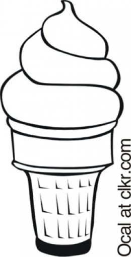 260x511 Stained Glass Ice Cream Cone