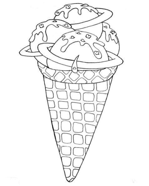 477x595 The Best Ice Cream Coloring Pages Ideas On Ice