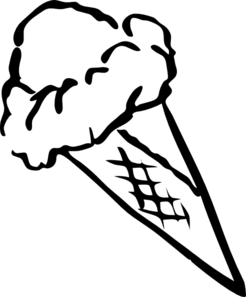 246x297 Ice Cream Scoop Clipart Black And White Clipart Panda
