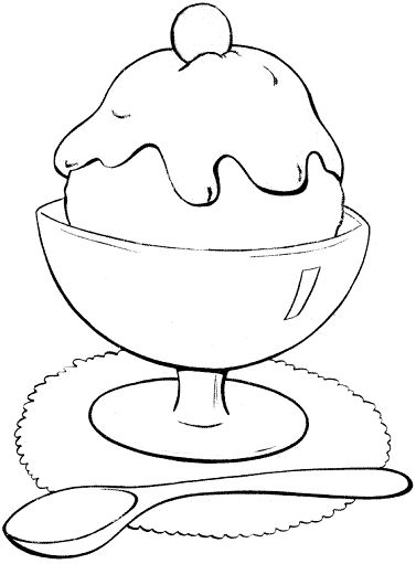 Ice Cream Sundae Drawing at GetDrawings | Free download