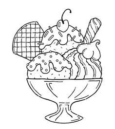 236x265 Drawn Ice Cream Color