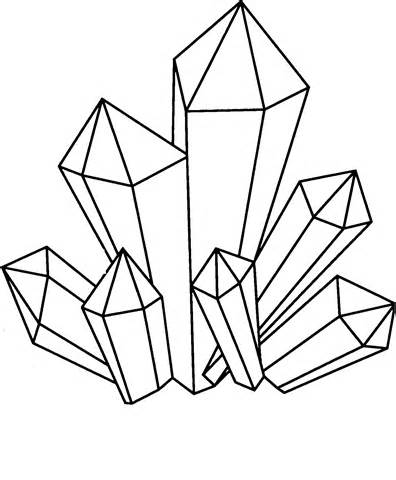 396x480 Crystals Drawing