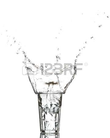 360x450 Glass Of Water With Ice Cubes Stock Photo, Picture And Royalty
