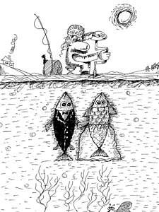 225x300 Ice Fishing Drawings Fine Art America