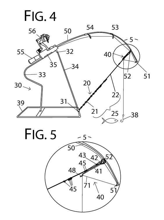 564x757 Patent Drawing Fishing Ice Fishing, Fish