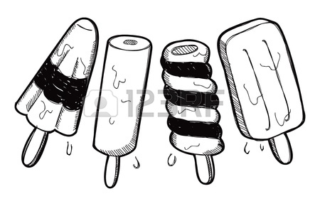 450x290 Hand Drawn Ice Cream Royalty Free Cliparts, Vectors, And Stock