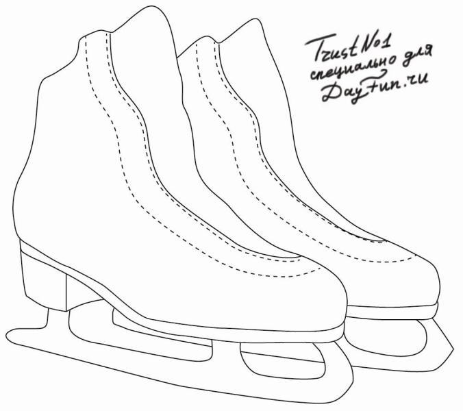 676x600 How To Draw Skates Step By Step