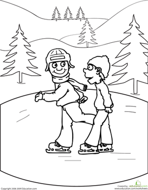 301x387 Ice Skates Activity