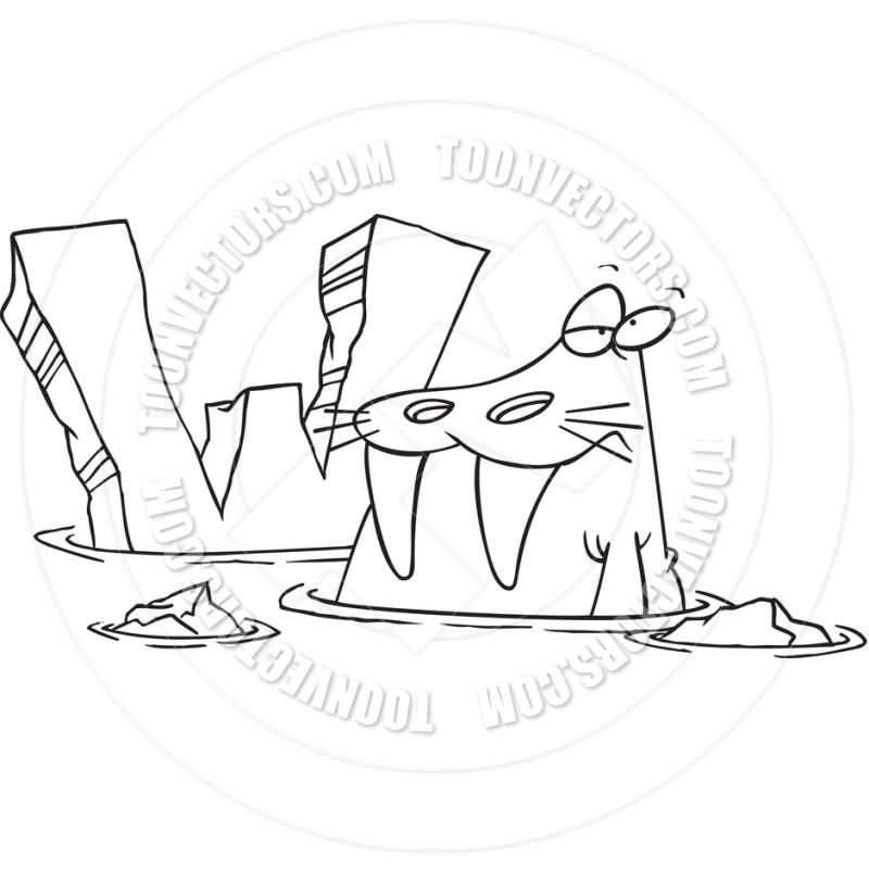 800x800 Iceberg Clipart Black And White