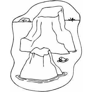 300x300 Iceberg Coloring Page