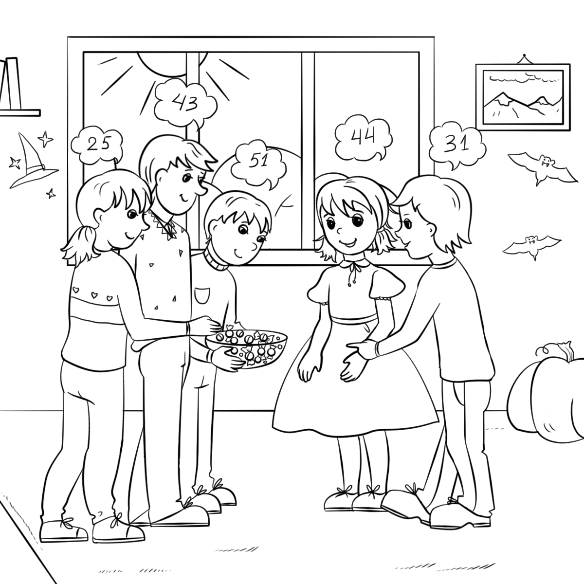 1200x1200 How Many Pieces Of Candy Halloween Icebreaker Game Free