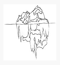210x230 Iceberg Drawing Wall Art Redbubble