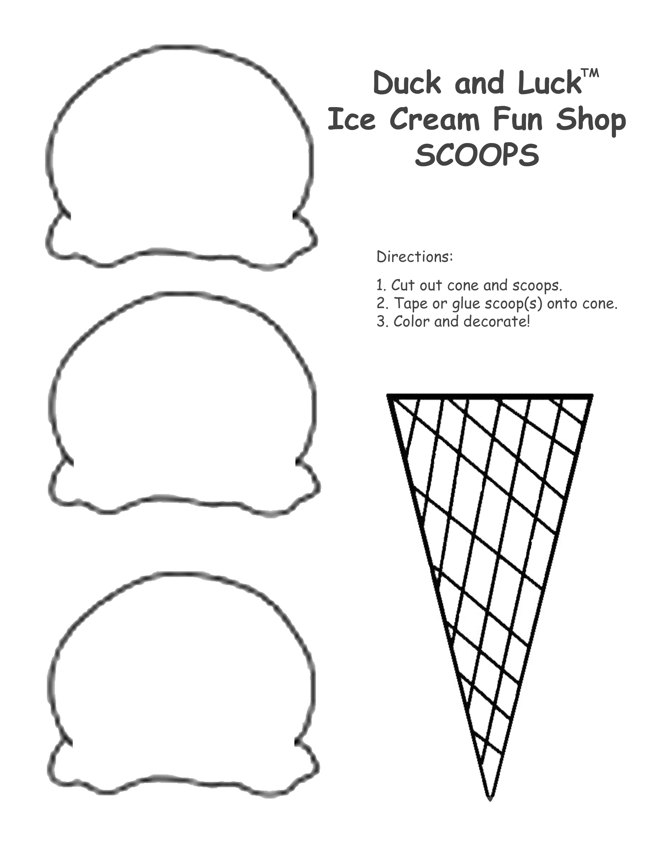 2550x3300 Weird Ice Cream Cone Coloring Page Printable Pages 352841