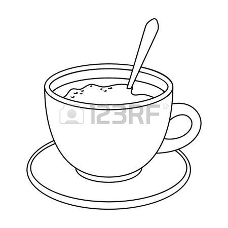450x450 Coffee Outline Vector Stock Photos Amp Pictures. Royalty Free Coffee