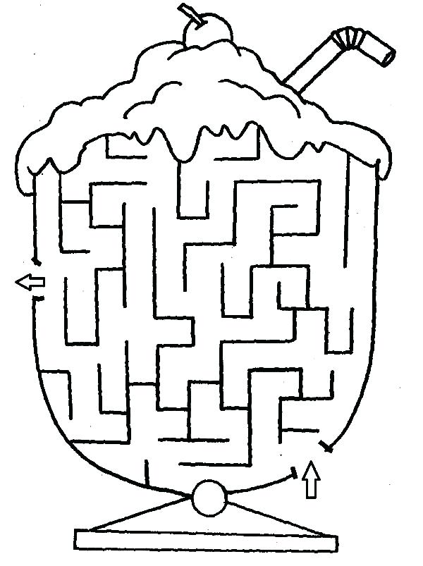 600x803 Iced Coffee Coloring Sheets