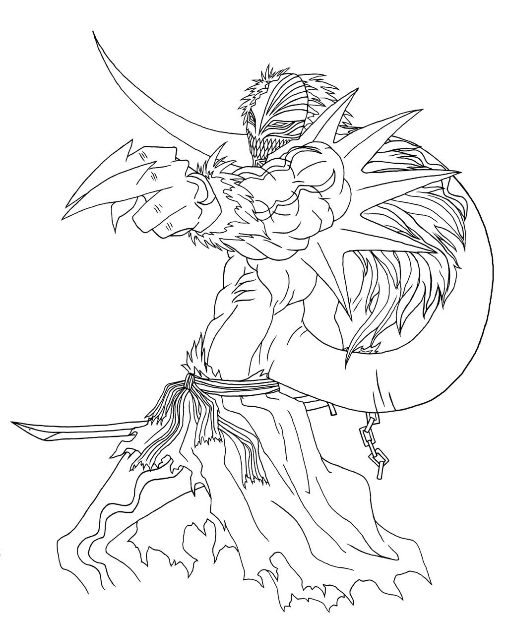 1024x1244 Hollow Ichigo By Kerberos Of Hades