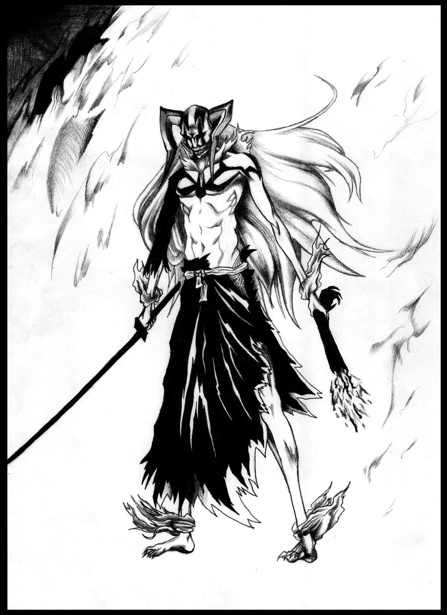 900x1238 Hollow Ichigo By Handmader