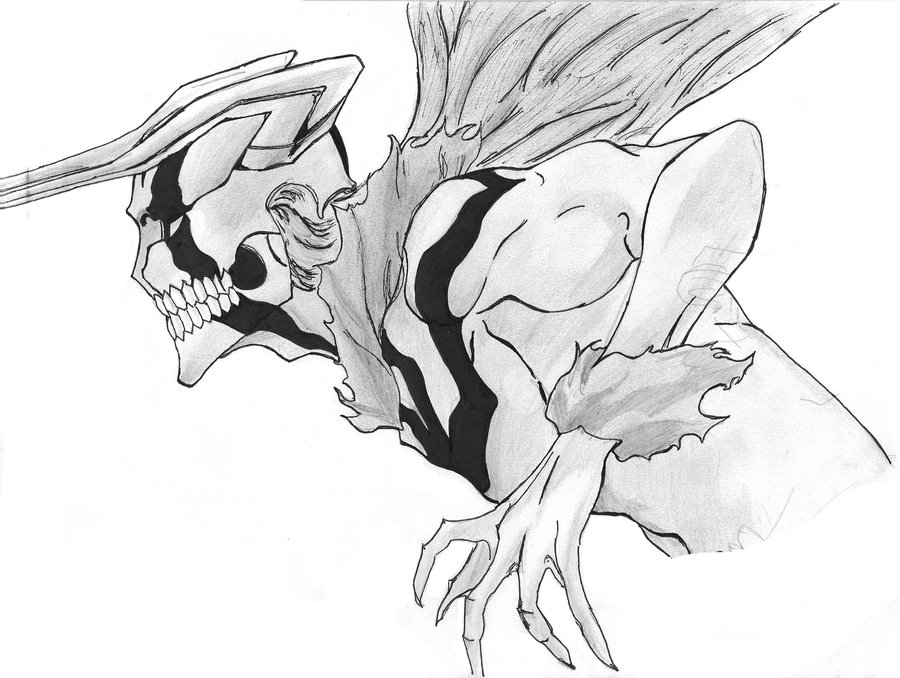 900x678 Kurosaki Ichigo Full Hollow By Zangetzu1080