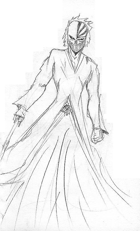 491x811 Top Mouse Art Work Hollow Ichigo (Bleach)