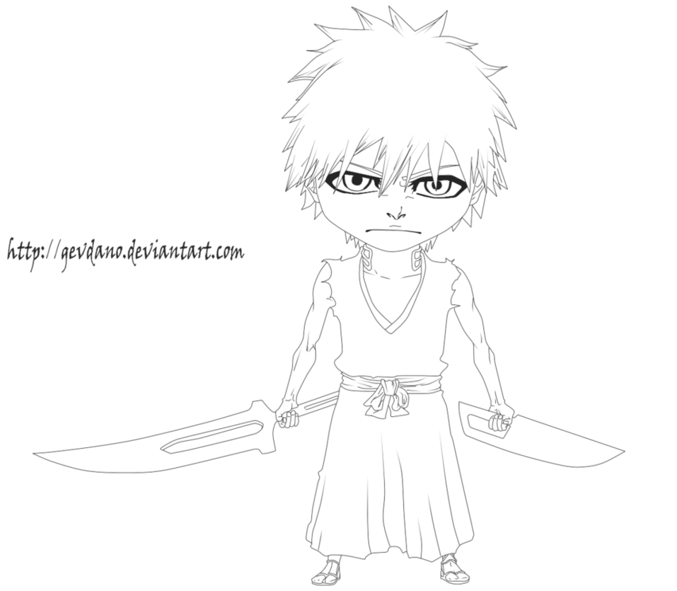 957x835 Ichigo Kurosaki New Powers Chibi By Gevdano