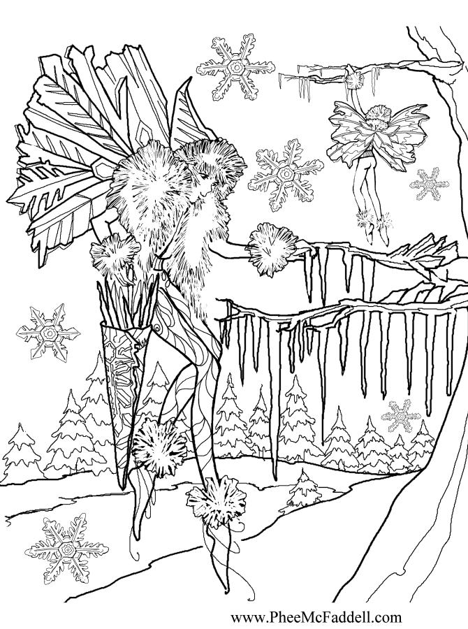 670x900 Hanging Icicles Coloring Page