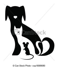 235x271 Dog Icon Flat Design Stock Vector