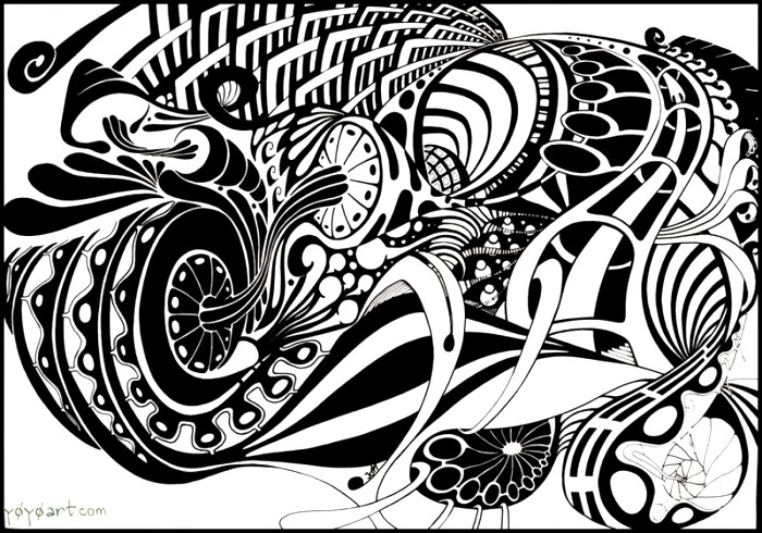 700x490 Abstract Art Drawing Ideas