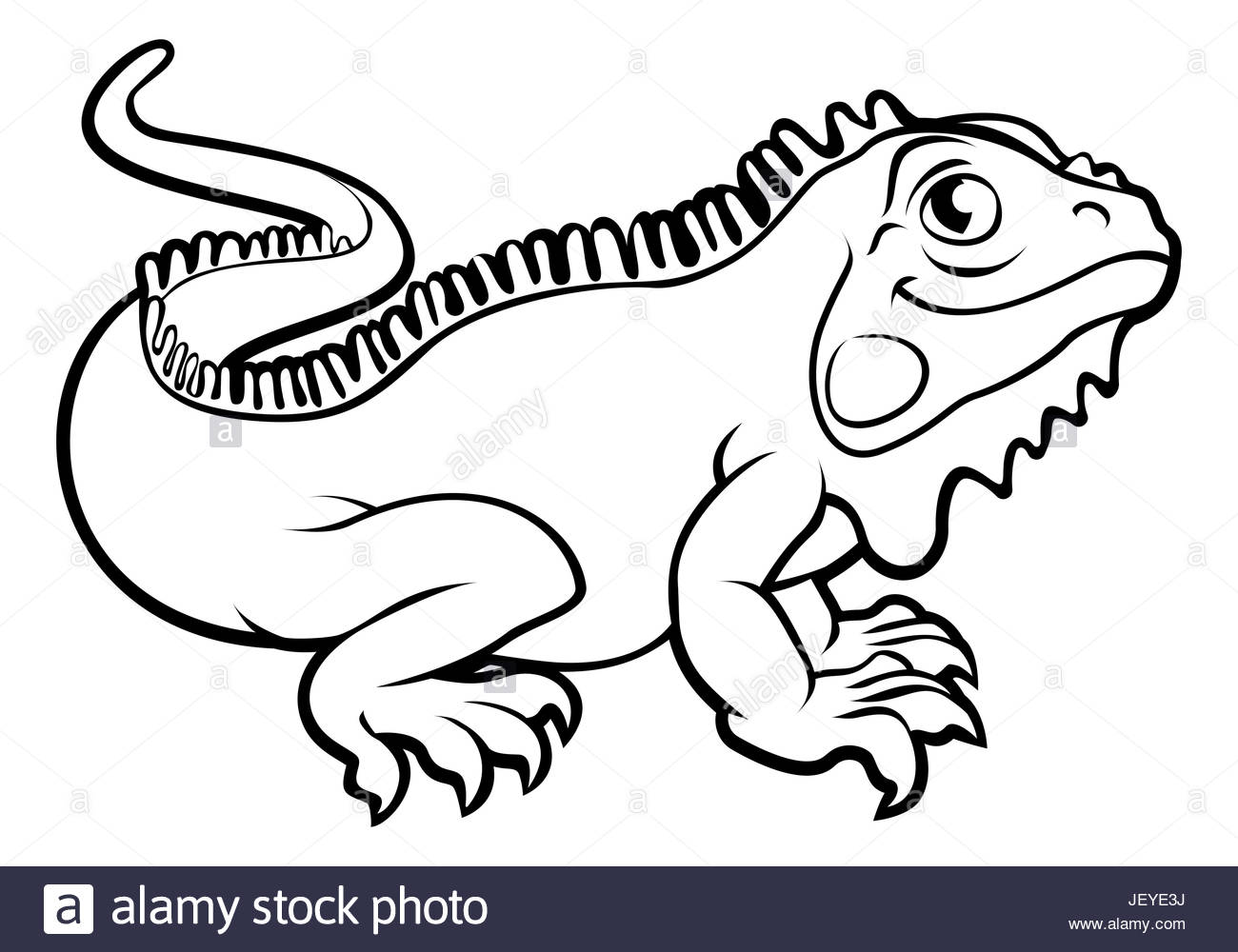 Iguana Drawing at GetDrawings | Free download