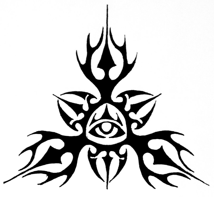 900x831 Tribal All Seeing Eye Design By Thecrimsonseas
