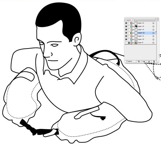 550x522 Illustration How To Create Great Looking Line Art In Adobe Illustrator