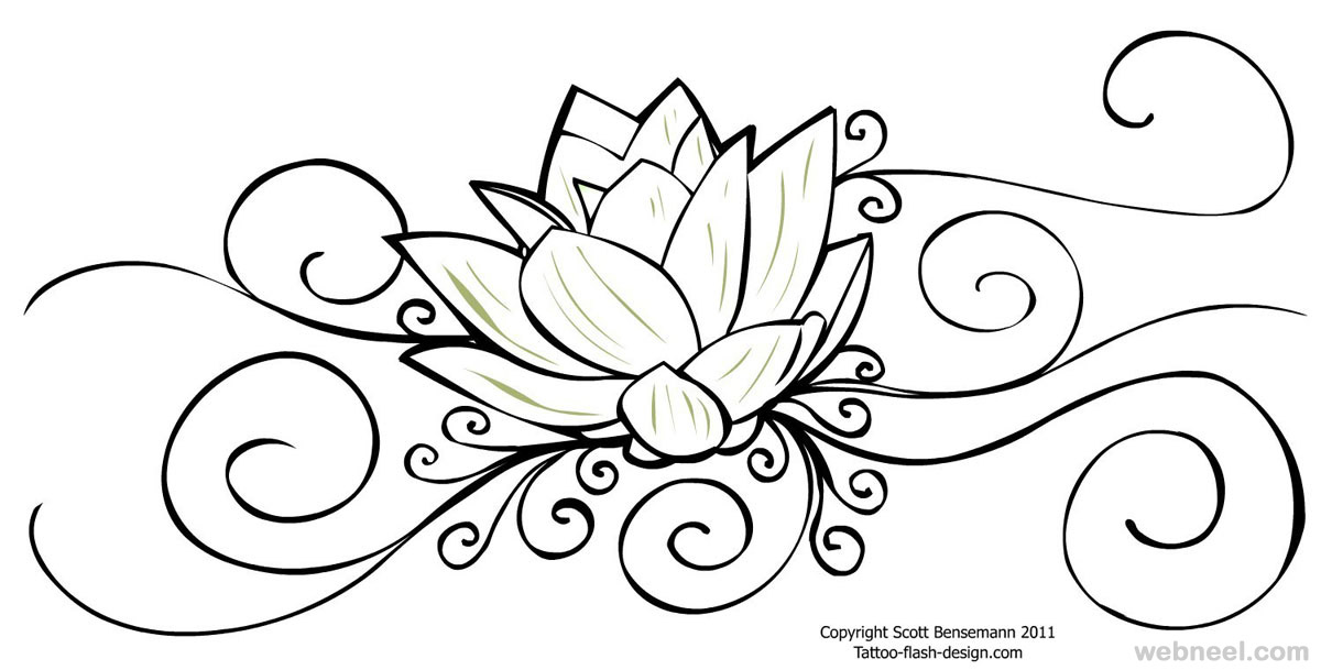 1200x609 Flower Drawing Lotus 25