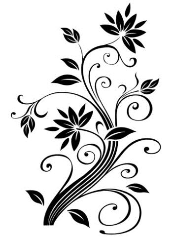 353x484 Coloring Pages Flower Drawing Designs Design Line Drawings
