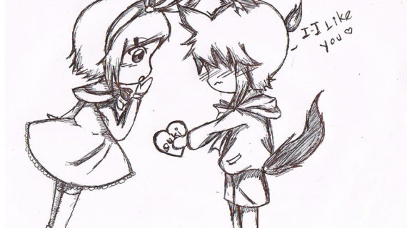 570x320 Love Drawing For Girlfriend Easy Love Drawings For Your Girlfriend