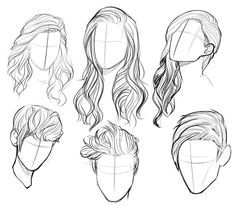 236x206 Awesome Head An Hair Scketches. Practice Styles,
