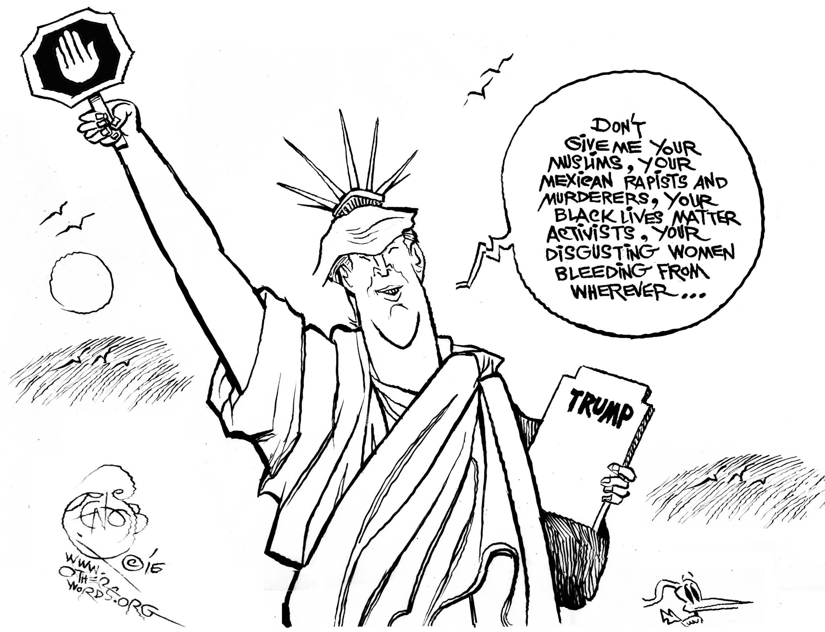 2800x2144 Statue Of Trumperty