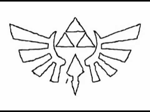 480x360 Josiah Drawing A Triforce From Zelda