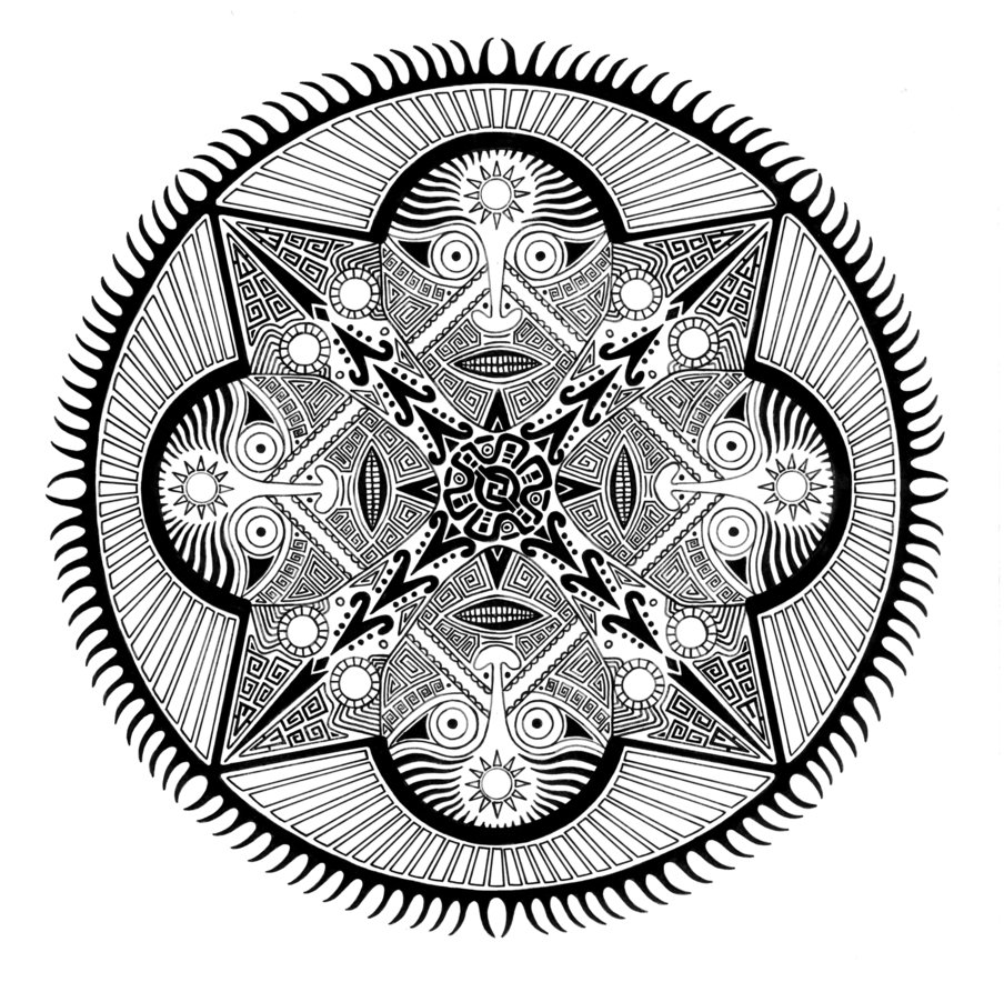 904x884 Inca Mandala By Steveoxley