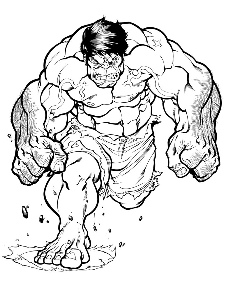 Incredible Hulk Drawing at GetDrawings | Free download