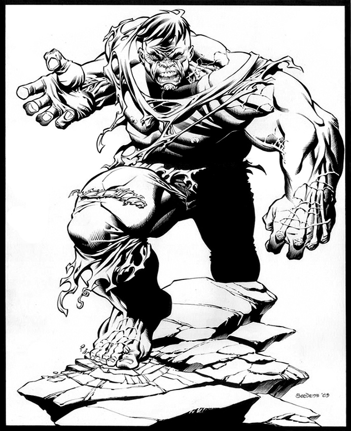 692x850 Incredible Hulk By Christopherstevens