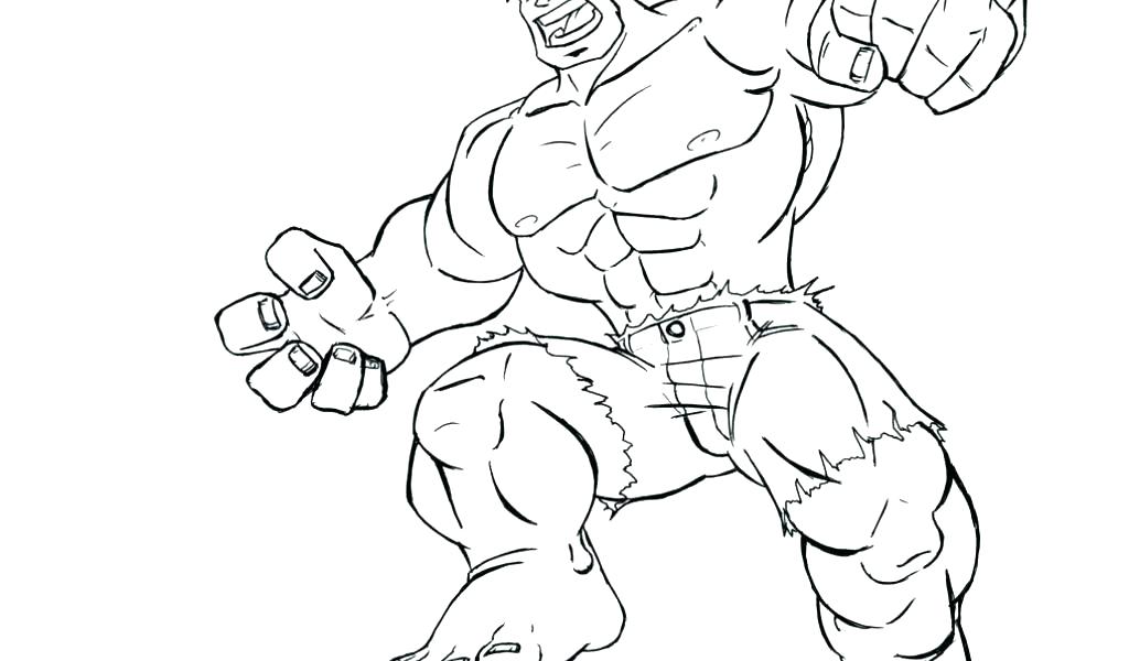 1024x600 Minimalist Incredible Hulk Coloring Pages Free Download Weekly